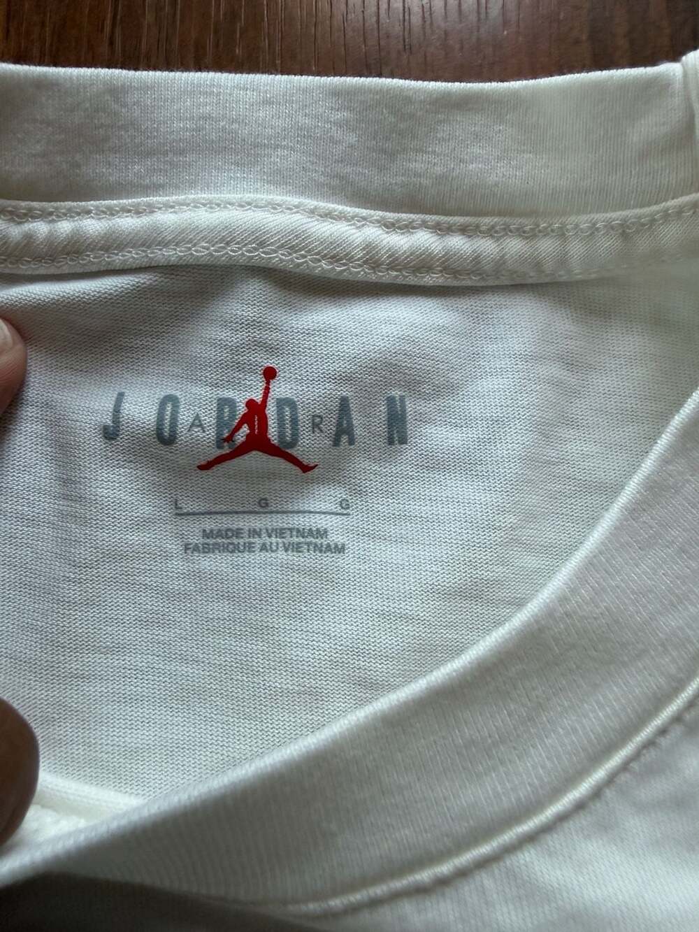 Nike Air Jordan 1 Lost & Found 1985 Flight T-Shirt White Large FD0536-133 - Picture 3 of 5
